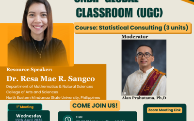 The Department of Statistics, Faculty of Social and Political Sciences, Diponegoro University (UNDIP) Holds the UNDIP Global Classroom for the Statistical Consulting Course