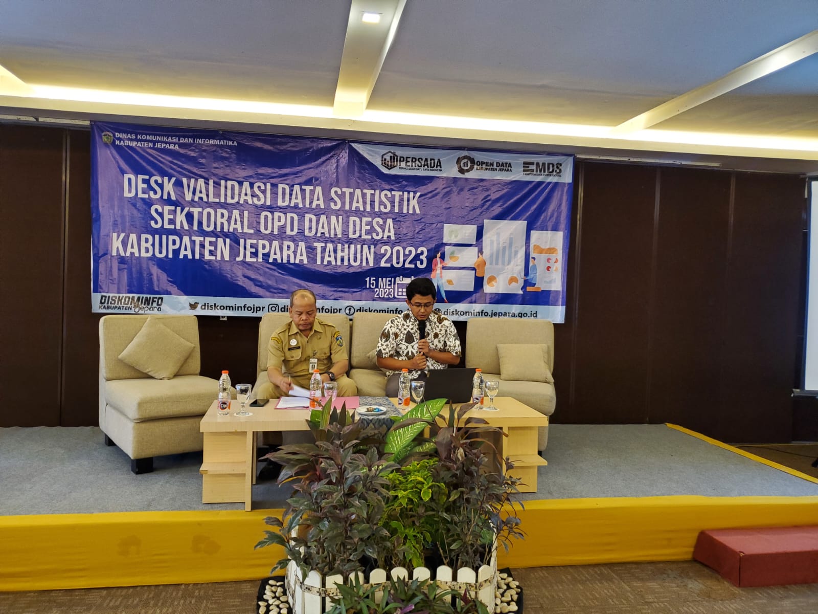 Kalaborasi Departemen Statistika Undip dan Dinas Komunikasi dan Informatika Kabupaten Jepara Memadukan Keahlian Validasi Data Data Sektoral 2023